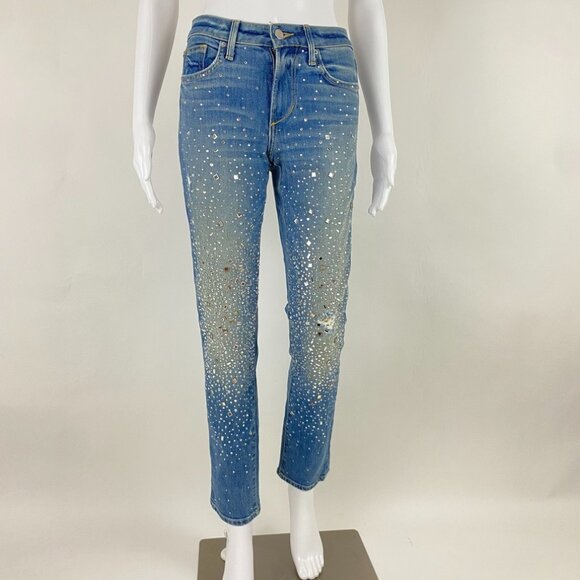 Stephanie Gottlieb x Joe’s Jeans Jeweled Lara Jean NWT Size 24 - Picture 2 of 7
